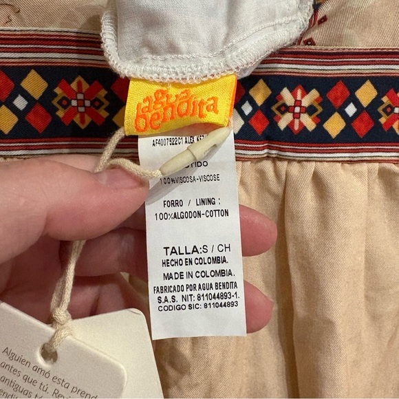 Agua Bendita NWT Alex Kezia Dress Size Small - Picture 11 of 11